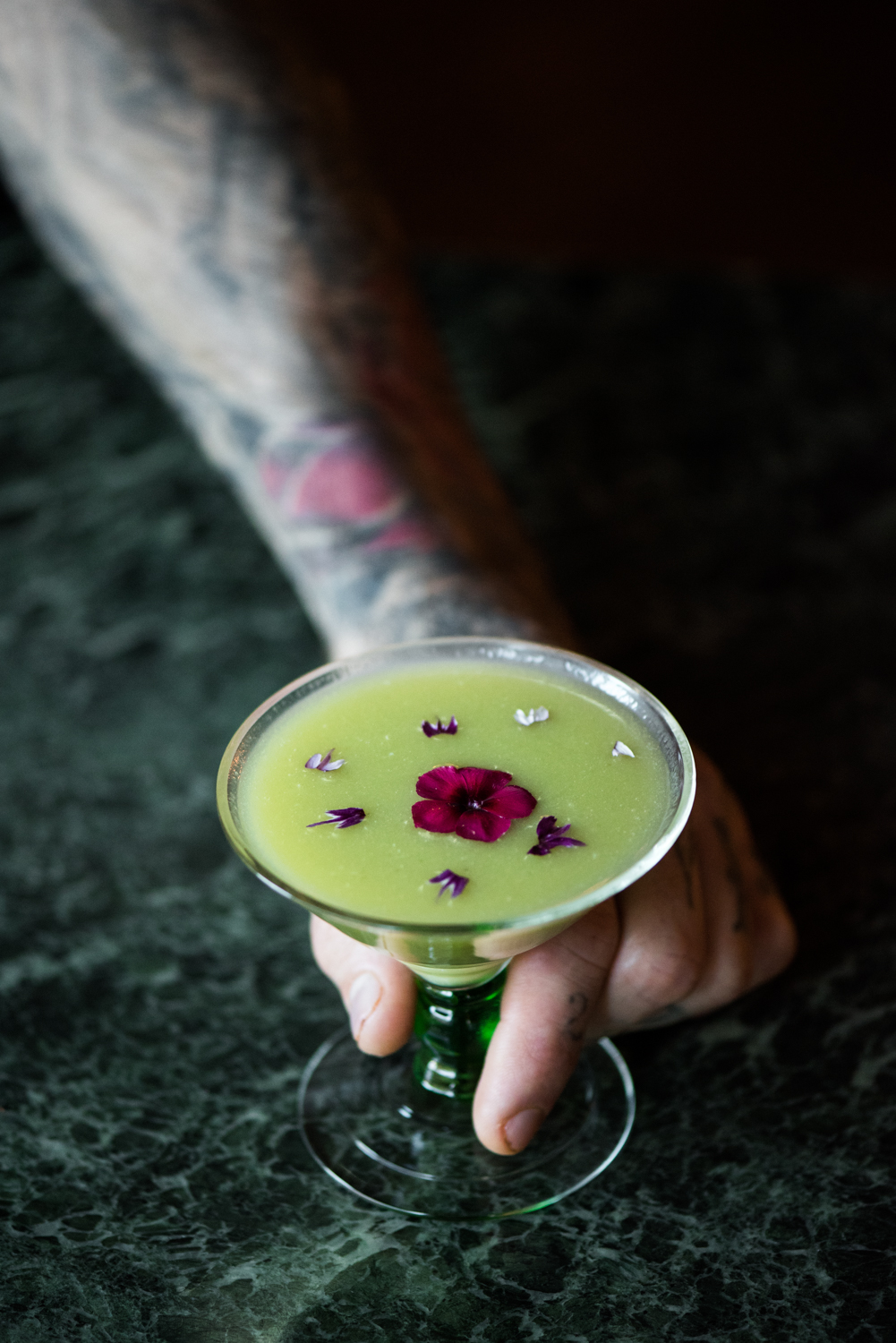 vihreä cocktail